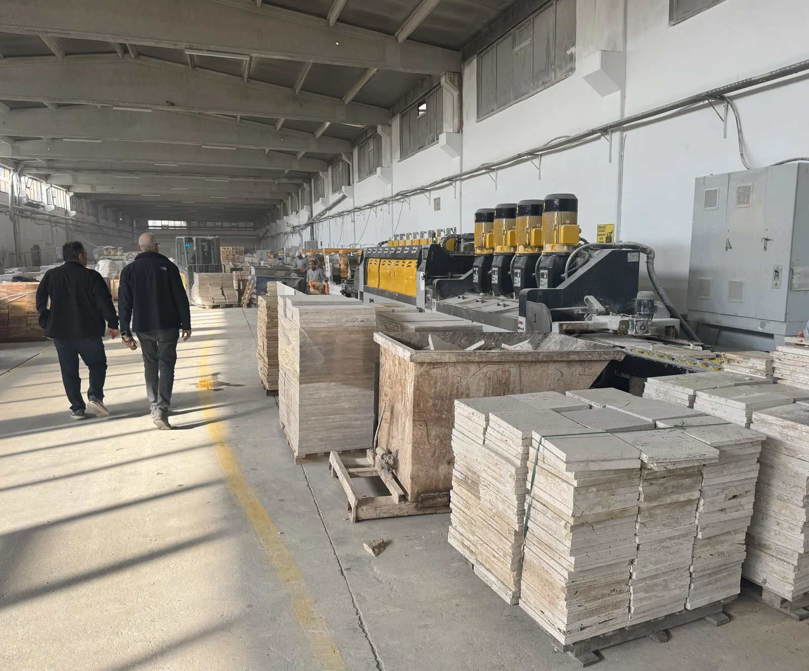 Fabrication workshop under quality control